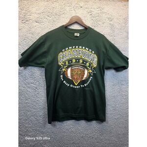 VTG 1996 Green Bay Packers Conference Champions T‎ Shirt Brett Favre #4 Size M/L